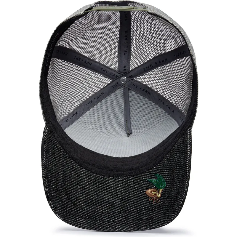 petten-gebogen-zwart-snapback-silky-sheep-the-farm-silky-roots-the-farm-van-goorin-bros