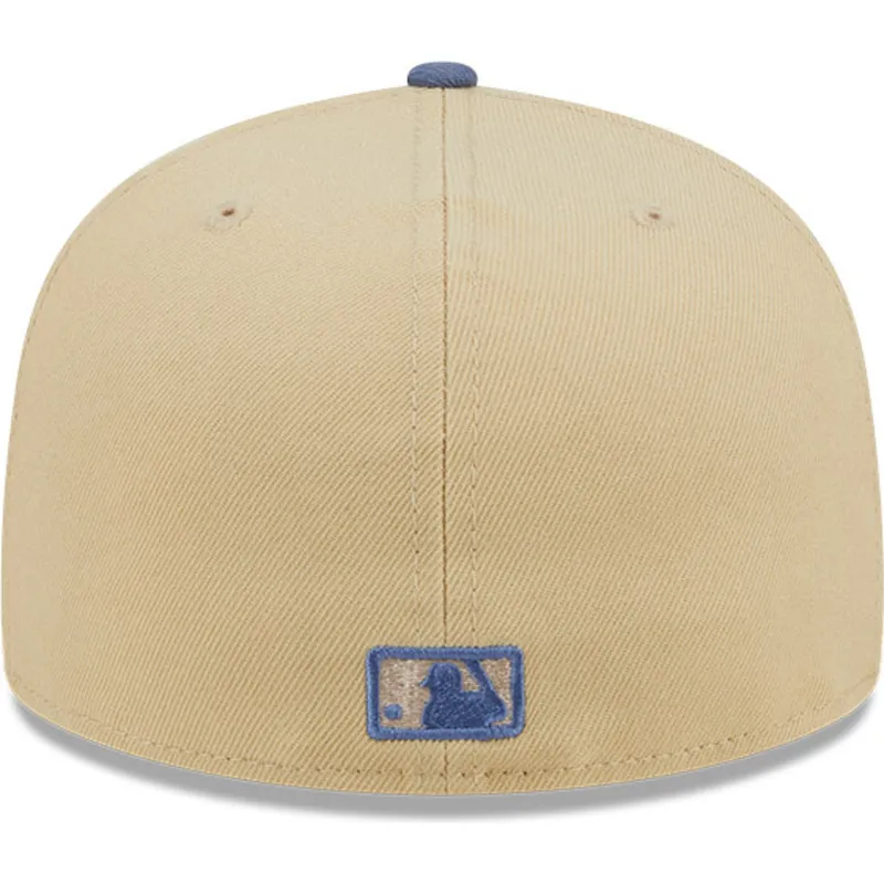 petten-plat-bruin-fitted-59fifty-team-landscape-van-los-angeles-dodgers-mlb-van-new-era