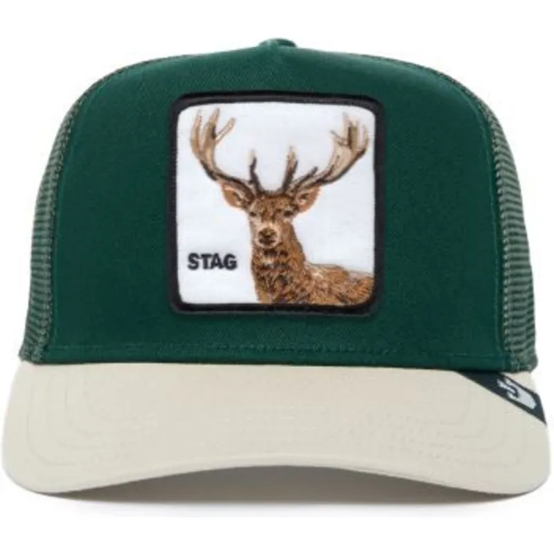 petten-gebogen-groen-snapback-stag-the-farm-premium-the-farm-van-goorin-bros