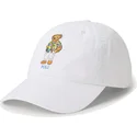 petten-gebogen-wit-verstelbaar-classic-sport-bear-van-polo-ralph-lauren