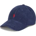 petten-gebogen-marineblauw-verstelbaar-cotton-terry-classic-sport-van-polo-ralph-lauren