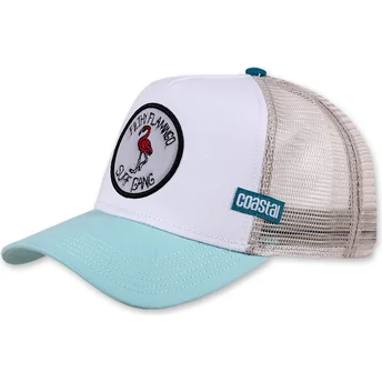 Petten gebogen meerkleurig snapback Filthy Flamingo HFT van Coastal