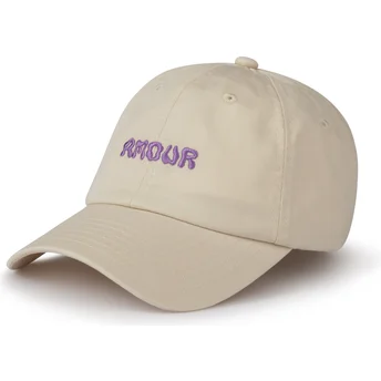 Petten gebogen beige verstelbaar Amour van Pica Pica