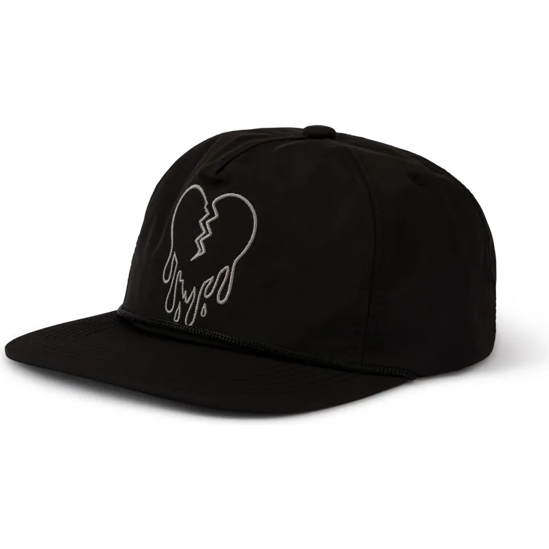 petten-plat-zwart-snapback-heartbreak-hotel-van-pica-pica petten-plat-zwart-snapback-heartbreak-hotel-van-pica-pica