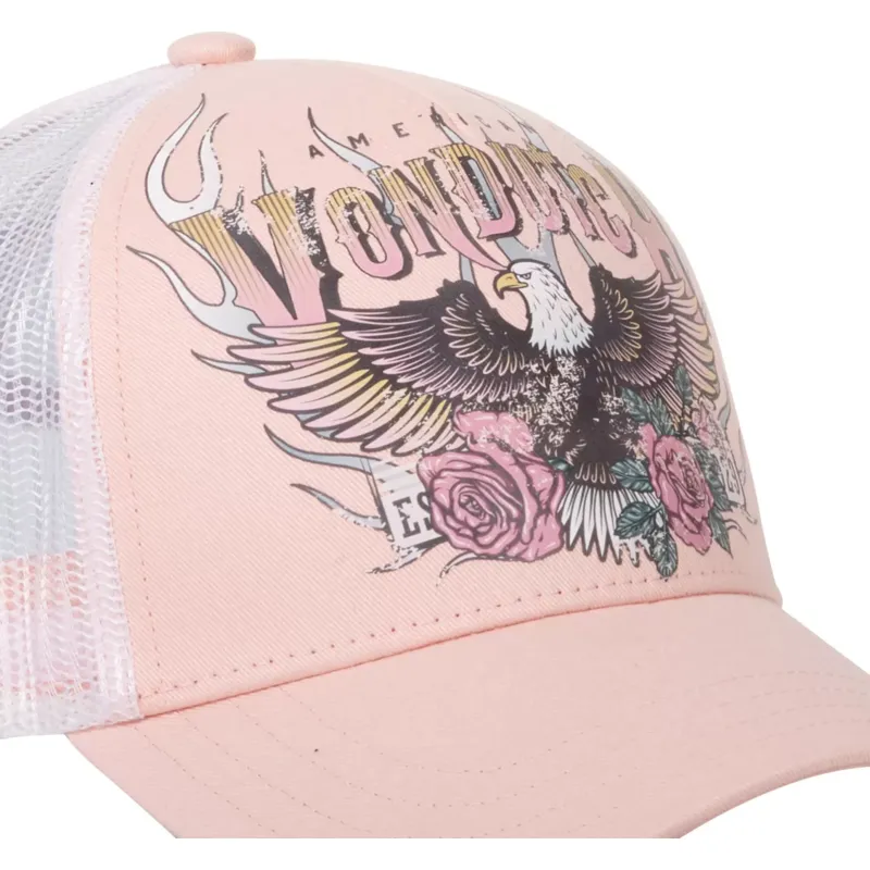 petten-gebogen-roze-snapback-eagle-rp-van-von-dutch
