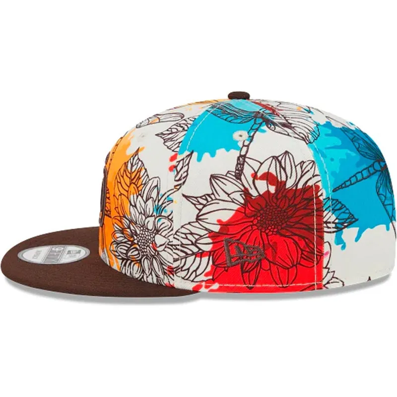 petten-plat-meerkleurig-snapback-9fifty-spring-van-san-diego-padres-mlb-van-new-era