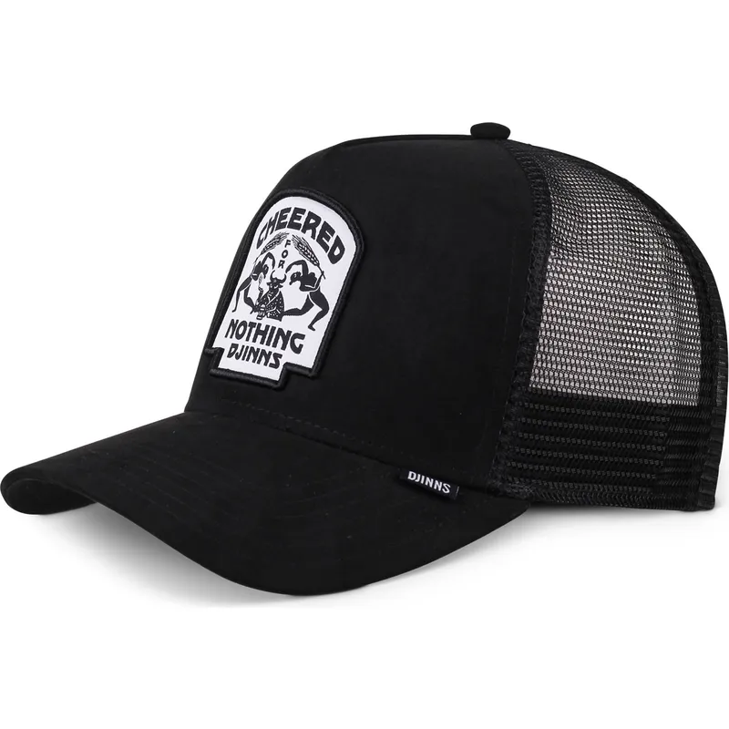 petten-gebogen-zwart-snapback-hft-cheered-bull-van-djinns