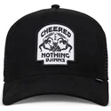 petten-gebogen-zwart-snapback-hft-cheered-bull-van-djinns