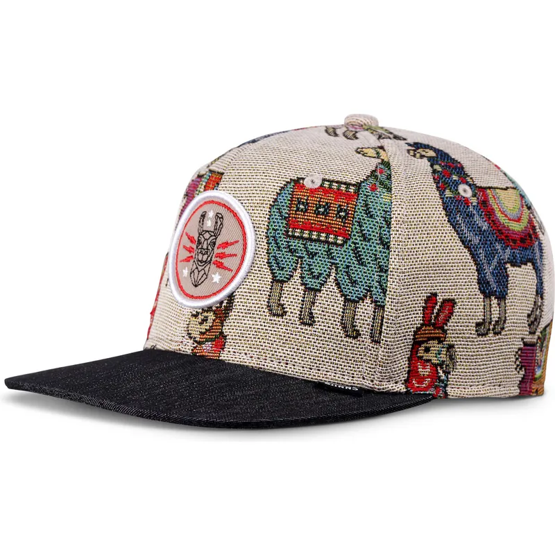 petten-gebogen-beige-snapback-lama-linen-van-djinns