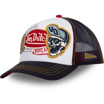 Petten gebogen marineblauw snapback CT van Von Dutch