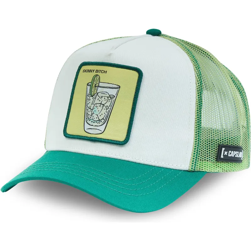 petten-gebogen-groen-snapback-ski-skinny-bitch-cocktails-van-capslab