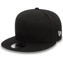 petten-plat-zwart-snapback-9fifty-cotton-van-new-era