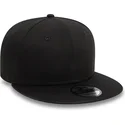 petten-plat-zwart-snapback-9fifty-cotton-van-new-era