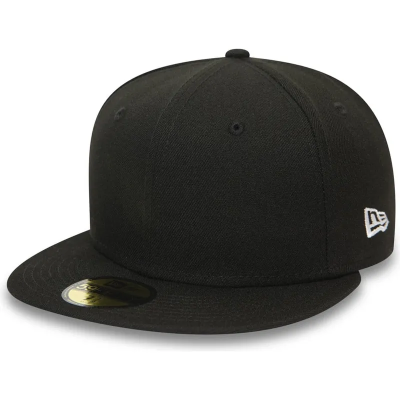 petten-plat-zwart-fitted-59fifty-essential-van-new-era