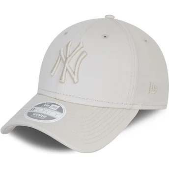 Petten gebogen grijs verstelbaar 9FORTY Tonal van New York Yankees MLB van New Era