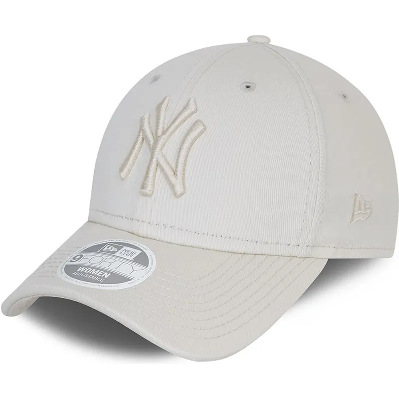 petten-gebogen-grijs-verstelbaar-9forty-tonal-van-new-york-yankees-mlb-van-new-era