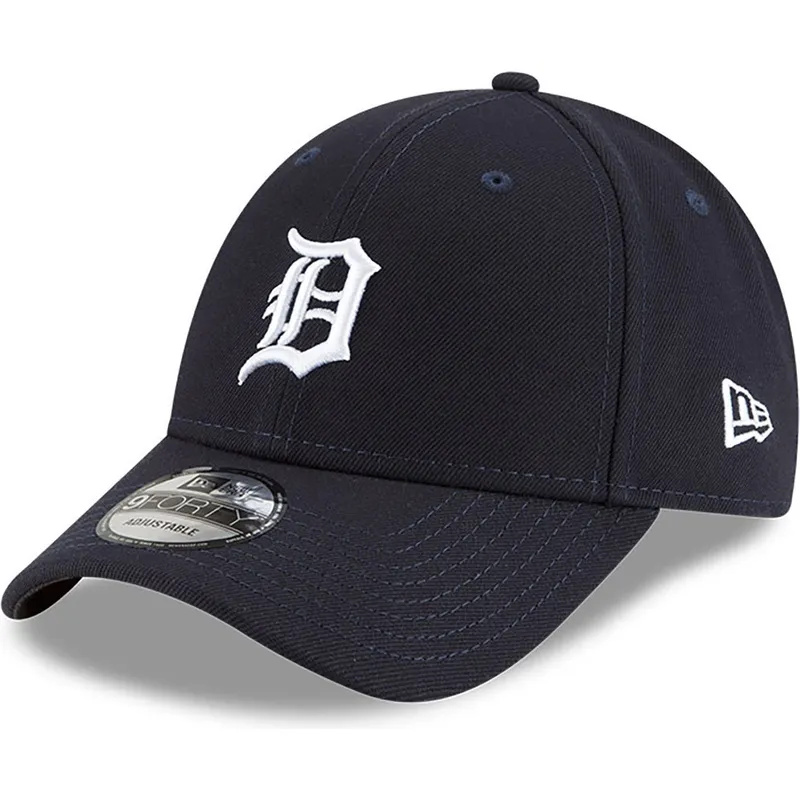 petten-gebogen-marineblauw-verstelbaar-9forty-the-league-van-detroit-tigers-mlb-van-new-era