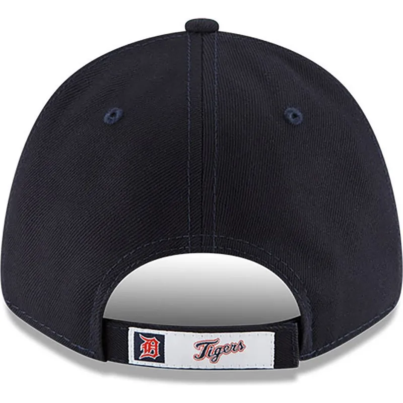 petten-gebogen-marineblauw-verstelbaar-9forty-the-league-van-detroit-tigers-mlb-van-new-era