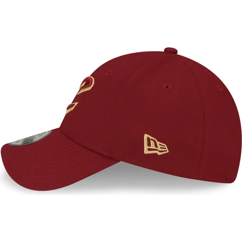 petten-gebogen-rood-verstelbaar-9forty-the-league-van-cleveland-cavaliers-nba-van-new-era