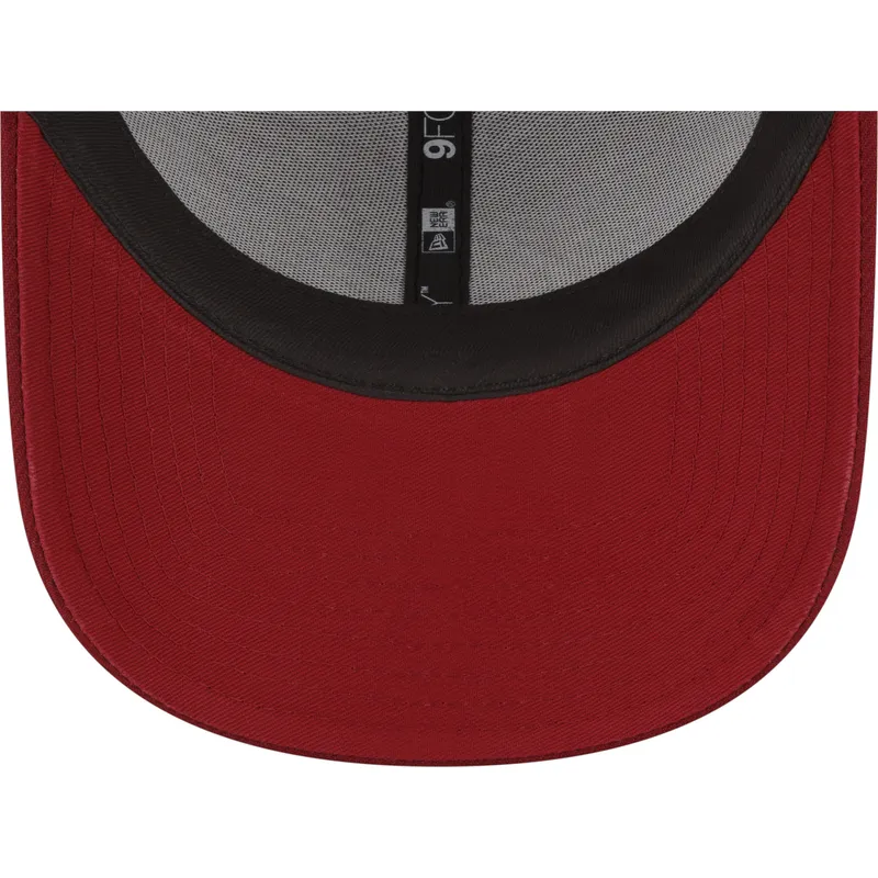 petten-gebogen-rood-verstelbaar-9forty-the-league-van-cleveland-cavaliers-nba-van-new-era