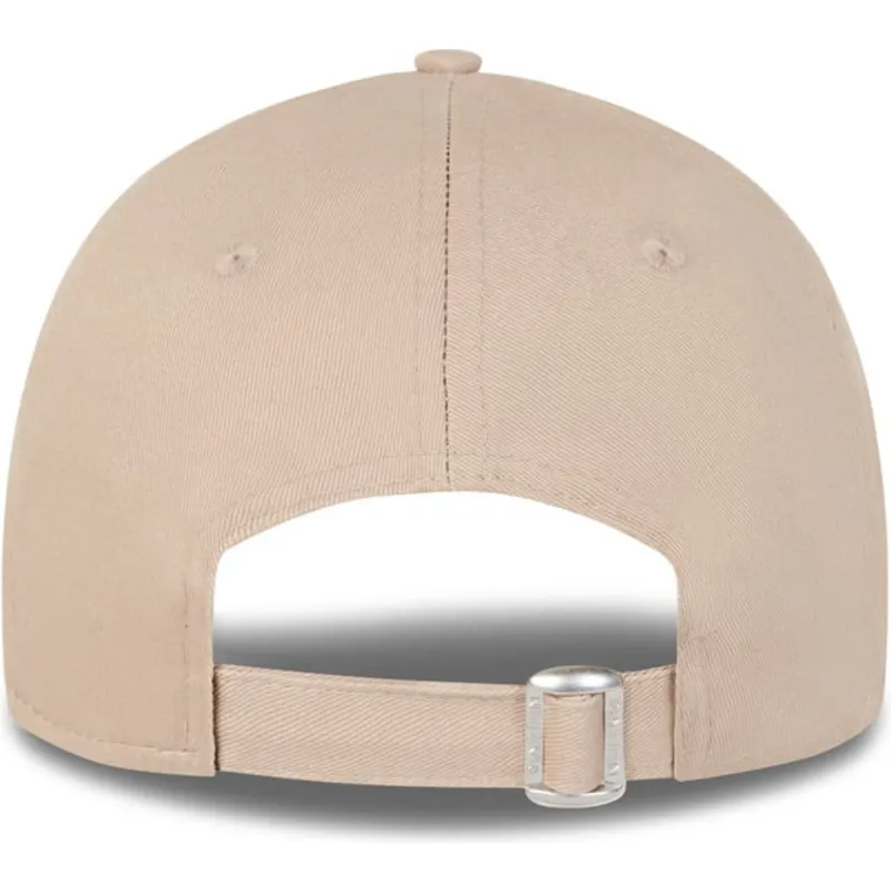 petten-gebogen-beige-verstelbaar-9forty-league-essential-van-new-york-yankees-mlb-van-new-era