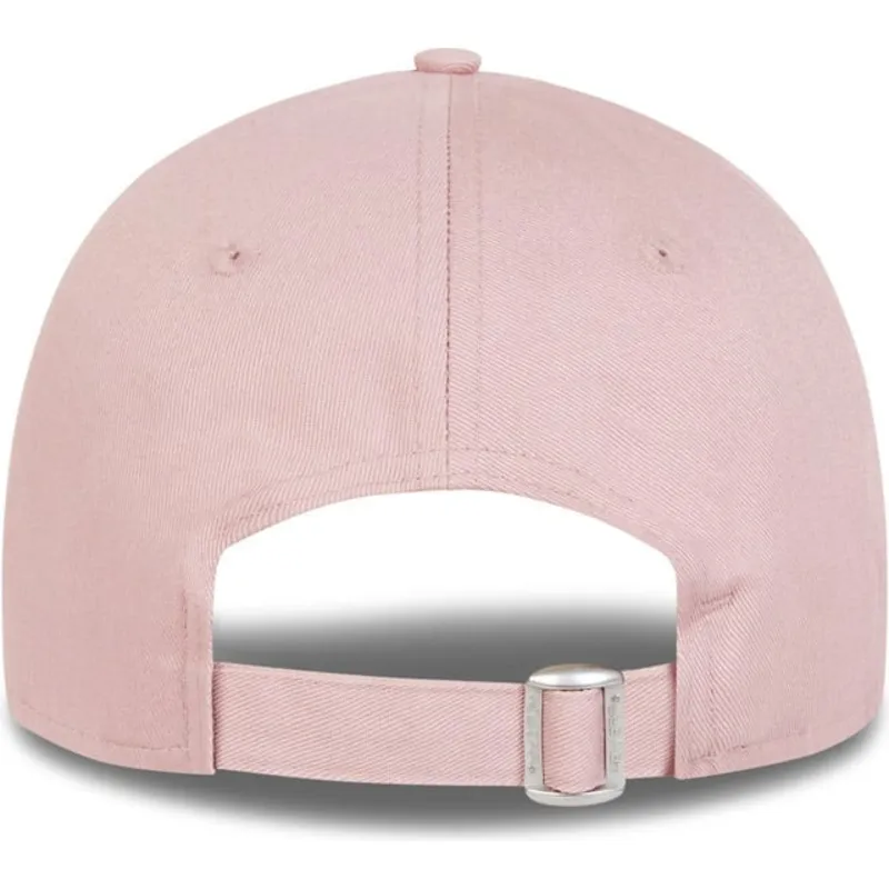 petten-gebogen-roze-verstelbaar-9forty-league-essential-van-new-york-yankees-mlb-van-new-era