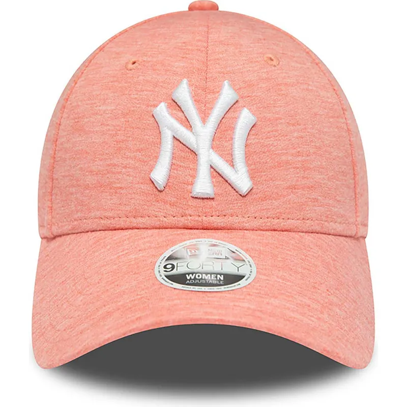 petten-gebogen-roze-verstelbaar-9forty-jersey-van-new-york-yankees-mlb-van-new-era