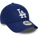 petten-gebogen-blauw-verstelbaar-9forty-diamond-era-essential-van-los-angeles-dodgers-mlb-van-new-era