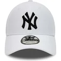 petten-gebogen-wit-verstelbaar-9forty-diamond-era-essential-van-new-york-yankees-mlb-van-new-era