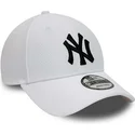 petten-gebogen-wit-verstelbaar-9forty-diamond-era-essential-van-new-york-yankees-mlb-van-new-era