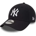 petten-gebogen-marineblauw-verstelbaar-9forty-diamond-era-essential-van-new-york-yankees-mlb-van-new-era