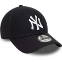 petten-gebogen-marineblauw-verstelbaar-9forty-diamond-era-essential-van-new-york-yankees-mlb-van-new-era