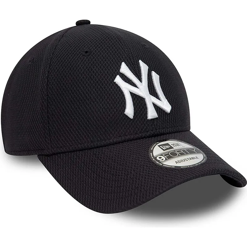 petten-gebogen-marineblauw-verstelbaar-9forty-diamond-era-essential-van-new-york-yankees-mlb-van-new-era