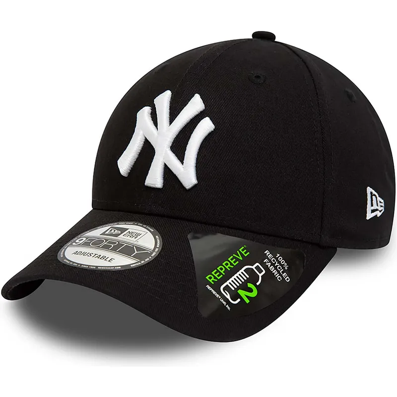 petten-gebogen-zwart-verstelbaar-9forty-repreve-league-essential-van-new-york-yankees-mlb-van-new-era