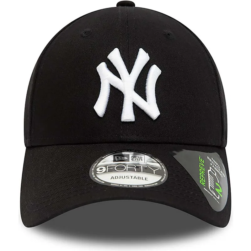 petten-gebogen-zwart-verstelbaar-9forty-repreve-league-essential-van-new-york-yankees-mlb-van-new-era