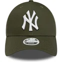 petten-gebogen-groen-verstelbaar-9forty-league-essential-van-new-york-yankees-mlb-van-new-era