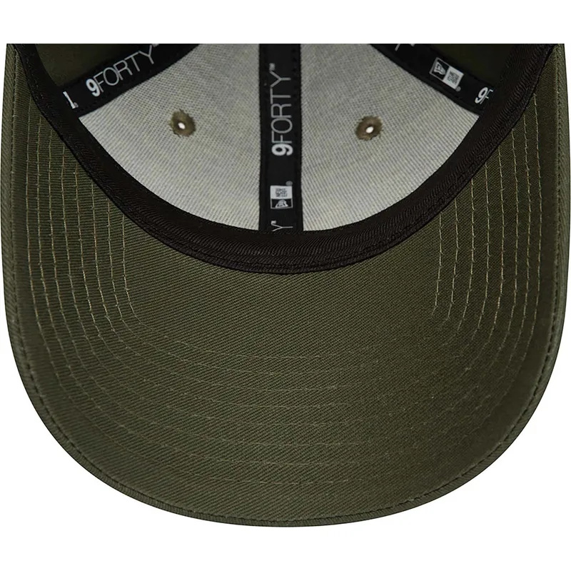 petten-gebogen-groen-verstelbaar-9forty-league-essential-van-new-york-yankees-mlb-van-new-era