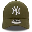 petten-gebogen-groen-verstelbaar-9forty-jersey-essential-van-new-york-yankees-mlb-van-new-era