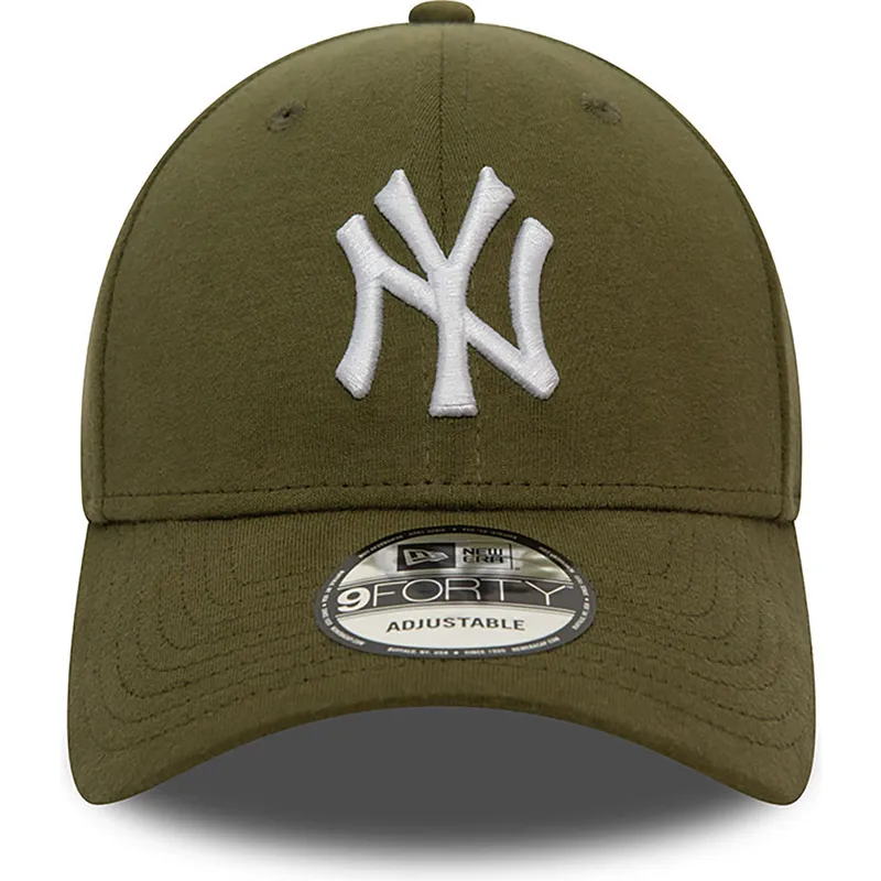 petten-gebogen-groen-verstelbaar-9forty-jersey-essential-van-new-york-yankees-mlb-van-new-era