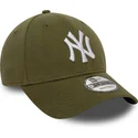 petten-gebogen-groen-verstelbaar-9forty-jersey-essential-van-new-york-yankees-mlb-van-new-era