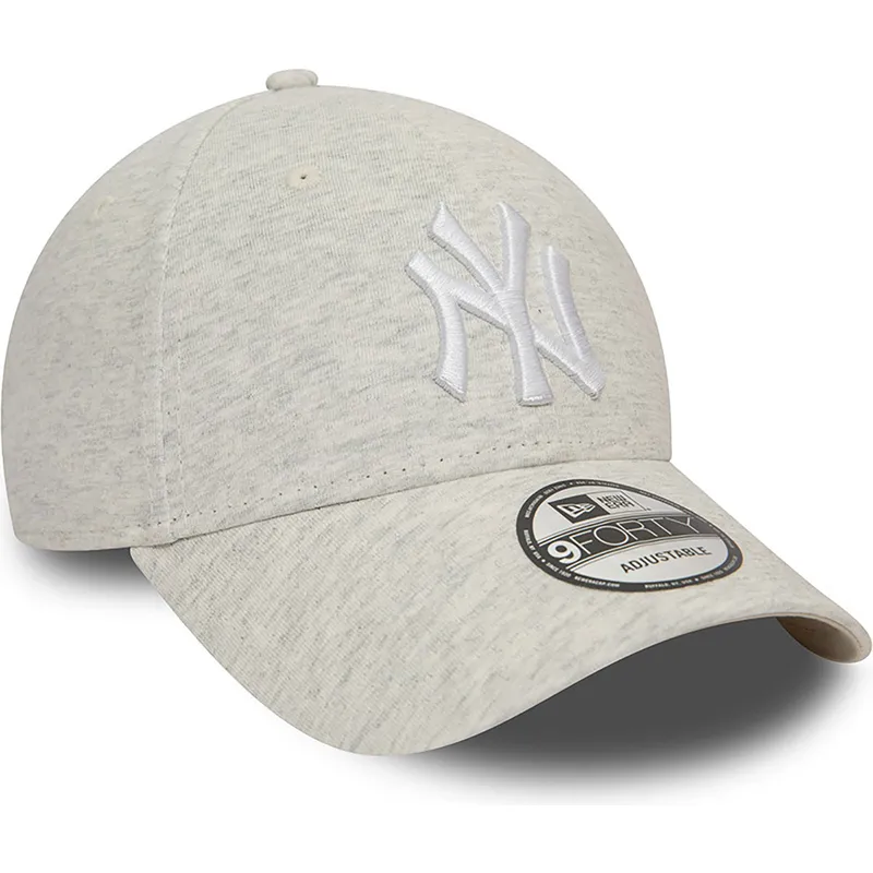 petten-gebogen-beige-verstelbaar-9forty-jersey-essential-van-new-york-yankees-mlb-van-new-era