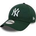 petten-gebogen-groen-verstelbaar-9forty-league-essential-van-new-york-yankees-mlb-van-new-era