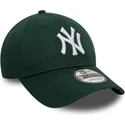 petten-gebogen-groen-verstelbaar-9forty-league-essential-van-new-york-yankees-mlb-van-new-era