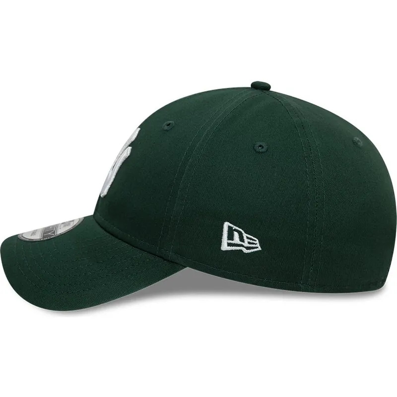 petten-gebogen-groen-verstelbaar-9forty-league-essential-van-new-york-yankees-mlb-van-new-era