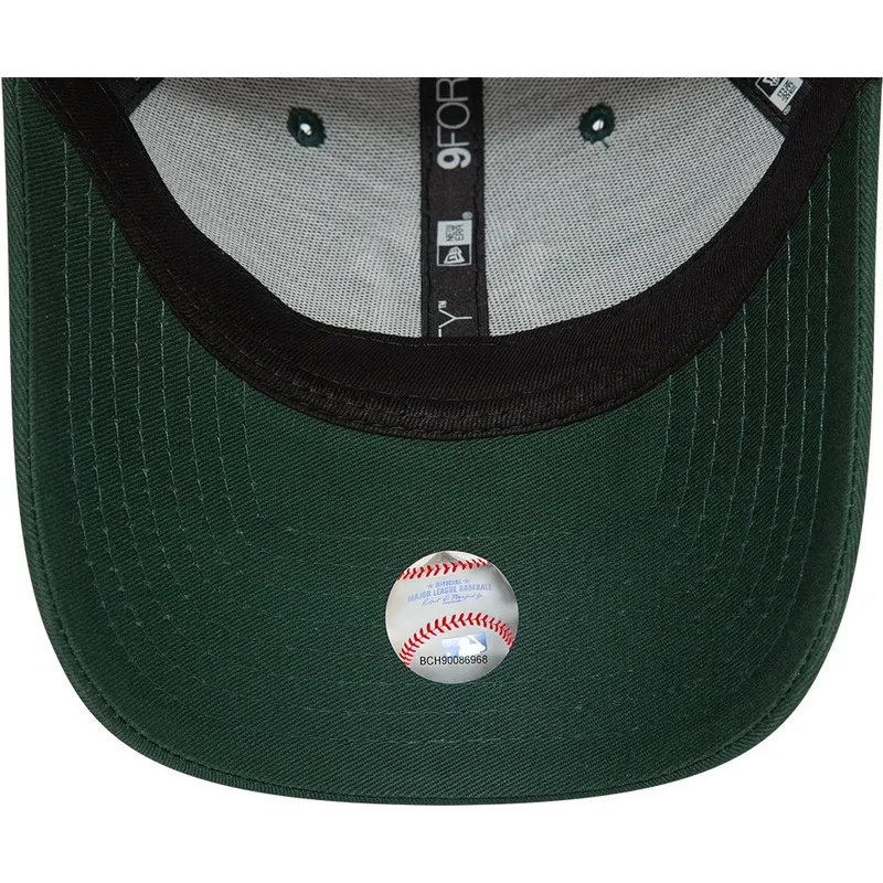 petten-gebogen-groen-verstelbaar-9forty-league-essential-van-new-york-yankees-mlb-van-new-era