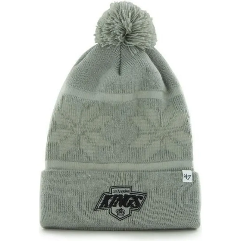 mutsen-pompon-grijs-van-los-angeles-kings-nhl-van-47-brand mutsen-pompon-grijs-van-los-angeles-kings-nhl-van-47-brand