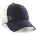 petten-gebogen-marineblauw-snapback-van-new-york-yankees-mlb-van-47-brand