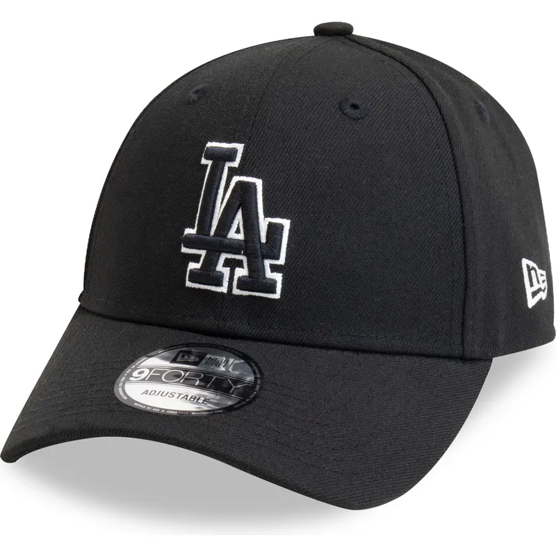 petten-gebogen-zwart-verstelbaar-9forty-pop-outline-van-los-angeles-dodgers-mlb-van-new-era petten-gebogen-zwart-verstelbaar-9forty-pop-outline-van-los-angeles-dodgers-mlb-van-new-era