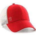 petten-gebogen-rood-snapback-van-new-york-yankees-mlb-van-47-brand