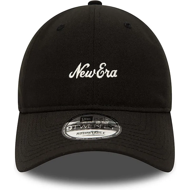 petten-gebogen-zwart-verstelbaar-9twenty-repreve-heritage-script-van-new-era